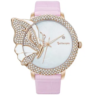【Galtiscopio 迦堤】GATER 寵愛蝴蝶系列 時尚優雅腕錶 / 42mm 新年禮物 推薦 送禮(GADRGS001PPLS)