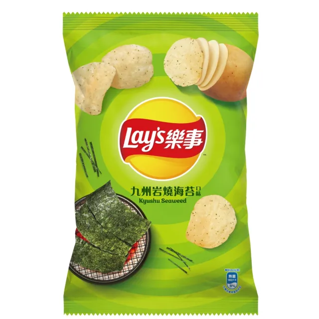 【Lay’s 樂事】九州岩燒海苔味洋芋片85g/包