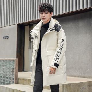 【巴黎精品】現貨+預購 真羽絨衣90%白鴨絨羽絨大衣羽絨外套(冬季時尚素色保暖防寒男外套2款v1as21)