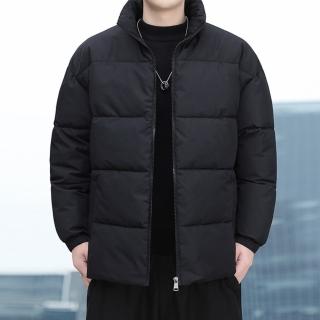 【巴黎精品】現貨+預購 鋪棉外套羽絨棉大衣(時尚純色百搭防寒保暖男外套5色v1as64)