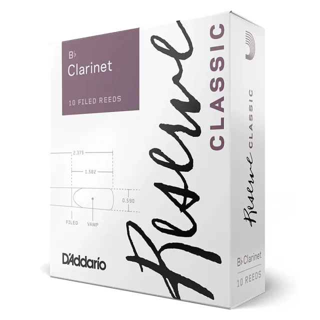 DCT10 美國 RICO Reserve Classic Bb調 豎笛竹片 10片裝(Clarinet  REEDS 黑管竹片)