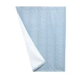 【特力屋】現代格紋遮光單開窗簾 藍色款 寬140x高150cm