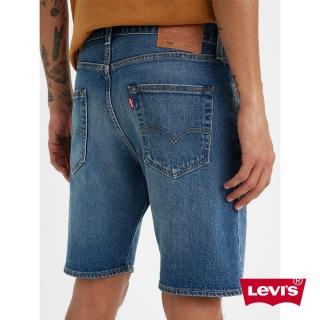 【LEVIS 官方旗艦】男款 501膝上排釦直筒牛仔短褲 / 精工深藍染水洗 / 彈性布料 熱賣單品 36512-0164