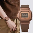 【CASIO 卡西歐】G-SHOCK 古銅金 工業風電子錶 畢業禮物(GM-S5600BR-5)