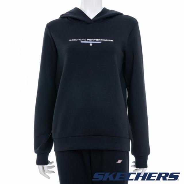 【SKECHERS】女長袖連帽衛衣(P322W049-0018)