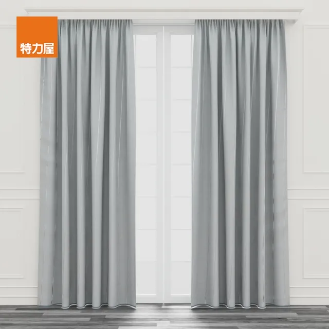 【特力屋】日本隔熱窗簾 290x240cm 羅曼 銀色
