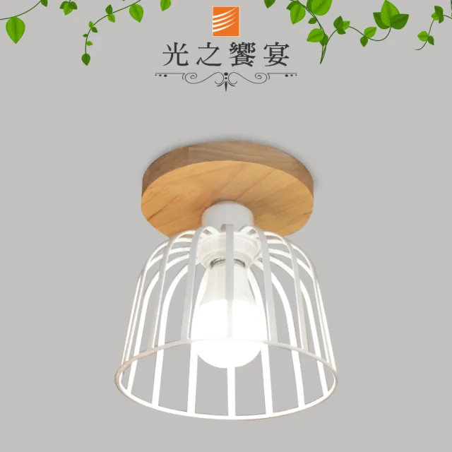 【光之饗宴】亞柏單吸頂燈(白罩)