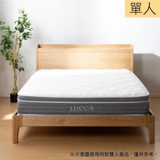 【NITORI 宜得利家居】◎獨立筒彈簧床 單人床墊 LUCCA(獨立筒彈簧床 床墊 單人床墊) 