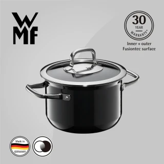 【WMF】Fusiontec Compact 高身湯鍋 18cm 2.4L(黑色)