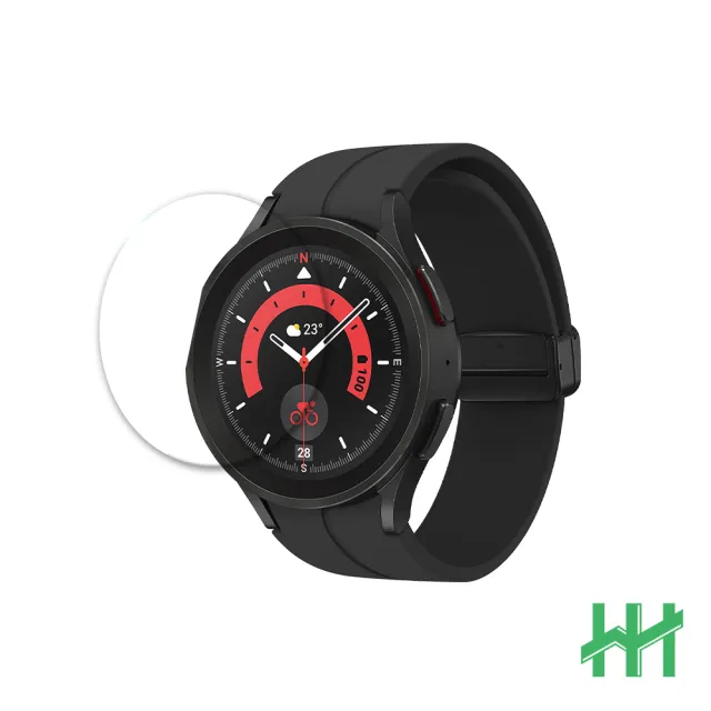 【HH】Samsung Galaxy Watch 5 -44mm-滿版透明-鋼化玻璃保護貼系列(GPN-SSW544-T)