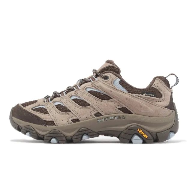 【MERRELL】登山鞋 Moab 3 GTX 女鞋 棕 卡其 可可奶茶 防水 越野 郊山 戶外 低筒(ML035824)