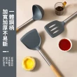 【OMG】北歐櫸木耐熱矽膠廚具3件組 不沾鍋中式炒鍋鏟(鍋鏟/湯勺/漏鏟)