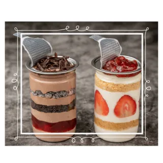 【美食村】草莓初鹿濃奶蛋糕易開罐200gx4(蛋糕易開罐)