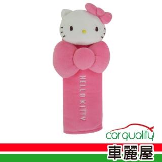 【SANRIO 三麗鷗】CT安全帶護套 PKTD008W-01 KT蝴蝶結(車麗屋)