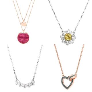 【SWAROVSKI 施華洛世奇】水晶鑲鑽項鍊/耳飾/手環多款任選