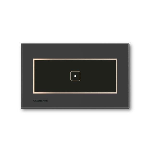 【GREENBANK 綠銀】G-Switch T1 無線智能一開關 l 石墨色 l Apple HomeKit(台灣專用規格 l 支援雙切)
