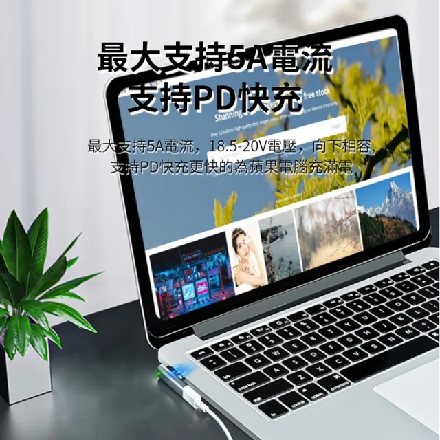 【ANTIAN】Macbook磁吸充電轉接器 magsafe2充電轉接頭(PD快充/蘋果筆電充電)