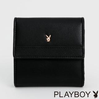 【PLAYBOY】短夾 Bliss系列(黑色)