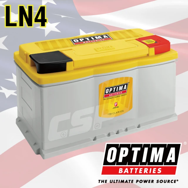 【Optima】Y-LN4.80A AGM歐規平板式(汽車電池 電量大容量 抗震性電池 車子改裝 OPTIMA電池 12V80Ah)