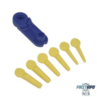 【良匠工具】油管夾工具組 內含6個止漏塞及1個油管分離器 臺灣製 有保固(油管 油管夾 工具)