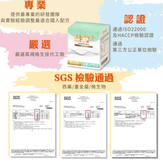 即期品【多立康】綜合益生菌+益生元30包(專利酵素/膳食纖維/益生菌/後生元)