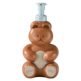 【防疫熊】大容量熊熊慕斯瓶(空瓶 洗手乳 洗面乳 起泡瓶 分裝瓶 乳液瓶 按壓瓶 泡泡瓶)