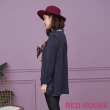 【RED HOUSE 蕾赫斯】領巾綁帶長版襯衫(共2色)