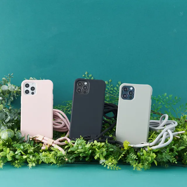 【TOYSELECT】iPhone 14 Pro Max 6.7吋 BLAC 霧光防御繩掛iPhone手機殼（含掛鉤片）