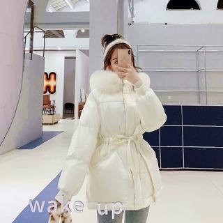 【巴黎精品】現貨+預購 真羽絨90%白鴨絨羽絨外套羽絨衣夾克(狐狸大毛領連帽加厚保暖女外套3色p1ah66)