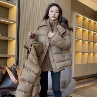 【巴黎精品】現貨+預購 真羽絨90%白鴨絨羽絨外套羽絨衣夾克(連帽寬鬆經典百搭防寒保暖女外套6款p1ah5)
