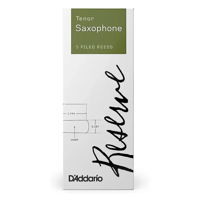 【D’Addario】DKR05 美國 RESERVE 次中音薩克斯風竹片 5片裝(RICO SAX REEDS)