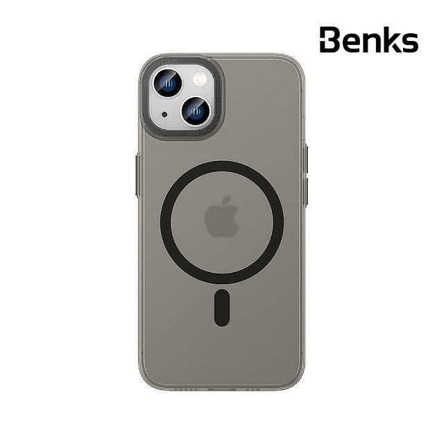 【Benks】iPhone 14 Plus 冰霧磁吸 MagSafe 手機保護殼 黑色