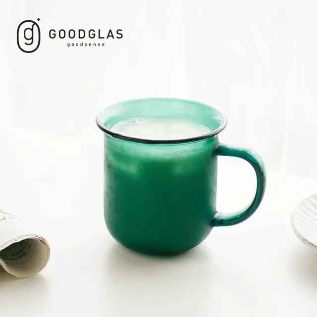 【好玻GOODGLAS】單層把手玻璃杯300ml