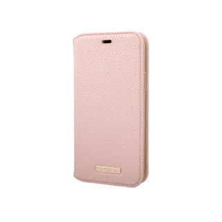 【Gramas】iPhone 11 Pro 5.8吋 Shrink 時尚工藝 掀蓋式皮套(粉)