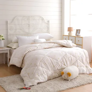 【HongYew 鴻宇】防蹣抗菌 100%澳洲羊絨 美國棉 法拉極細羊絨被(單人 冬被 棉被)