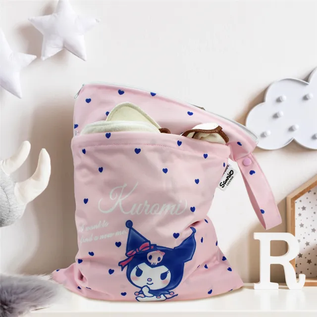 【Mama Koala】雙層防水收納袋媽媽包Wet Dry Bag(環保手提包外出Hello Kitty聯名款  MY MELODY系列)