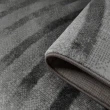 【山德力】現代短毛地毯160x230cm漣漪(灰色系)