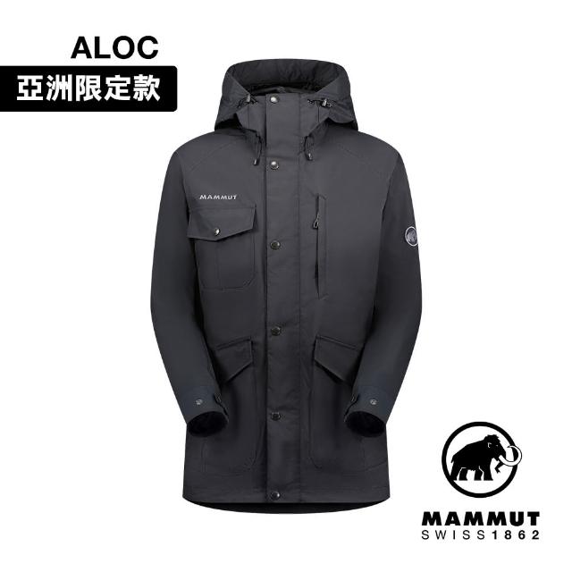 【Mammut 長毛象】Mountain SO Parka AF Men 日系多口袋防水連帽外套 男款 黑色 #1011-01950