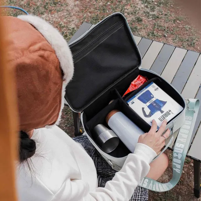 【SNOOPY 史努比】Snoopy防震旅行收納包(咖啡收納、3C用品收納)
