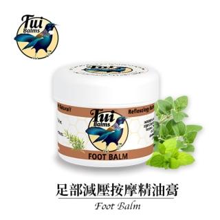 【TuiBalms】紐西蘭蜜雀足部按摩精油蜂蠟膏100g(可以舒緩和軟化皮膚 非常適合疲憊的雙腳)