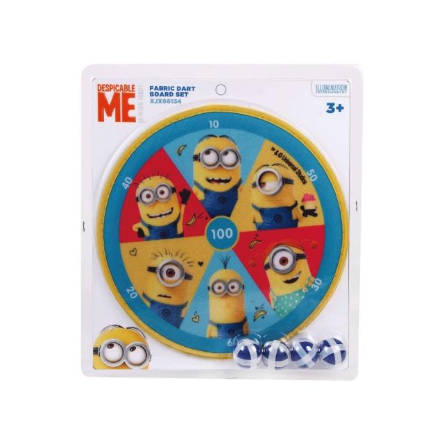 【MINIONS 小小兵】黏黏球鏢靶組(兒童禮物 兒童玩具 黏黏樂)