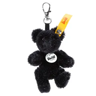 【STEIFF】Mini Teddy Bear Keyring Black(收藏版吊飾_黃標)