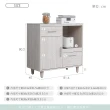 【時尚屋】[MX20]布萊迪2.7尺單門餐櫃下座MX20-B21-25(免運費 免組裝 餐櫃)