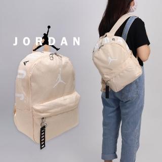 【NIKE 耐吉】後背包 Air Jordan Mini 奶油白 喬丹 小包 包包 小後背 休閒 穿搭 水瓶側袋(JD2213008TD-008)