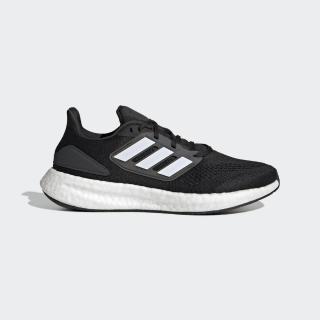 【adidas 愛迪達】Pureboost 22 男 慢跑鞋 運動 訓練 休閒 輕量 舒適 避震 彈力 黑白(GZ5174)