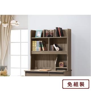 【AS雅司設計】AS-巴士爾3尺灰橡四抽書桌上座-91x22x85cm