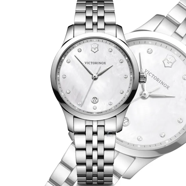 【VICTORINOX 瑞士維氏】優雅氣質時尚腕錶(VISA-241751)
