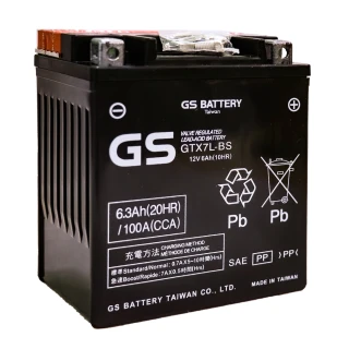 【GS 統力】GTX7L-BS 高效能機車電池7號(同 YUASA湯淺 YTX7L-BS)