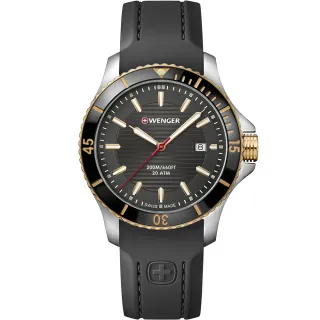 【WENGER 威戈】Seaforce 海勢系列 征服怒海潛水錶 男錶 手錶 禮物 情人節(01.0641.126)