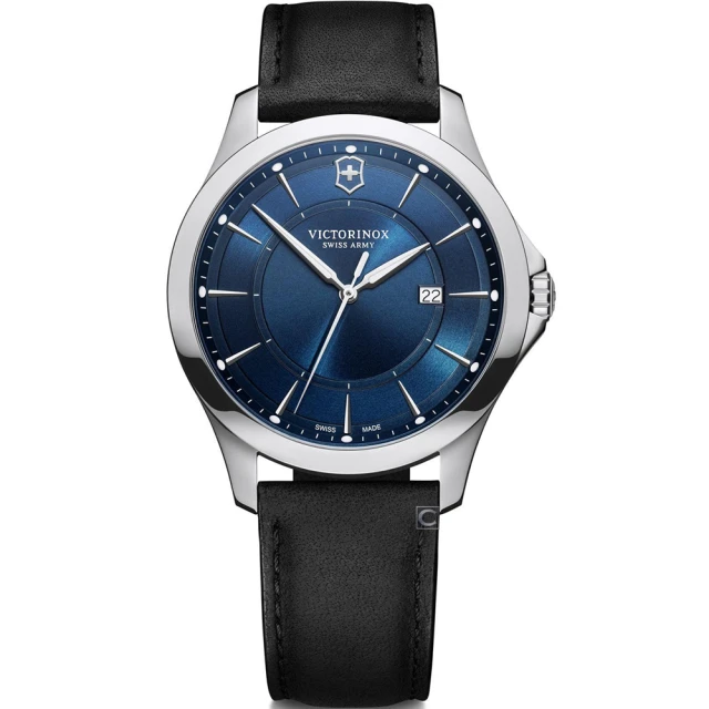 【VICTORINOX 瑞士維氏】Alliance 經典正裝時尚紳士腕錶(VISA-241906/40mm)